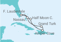 Itinerario della crociera Bahamas - Holland America Line