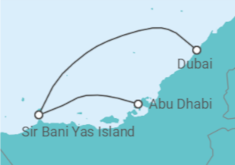 Itinerario della crociera Emirati Arabi - MSC Crociere