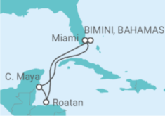Itinerario della crociera Honduras - Virgin Voyages