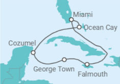 Itinerario della crociera USA, Giamaica, Isole Cayman, Messico, Bahamas - MSC Crociere