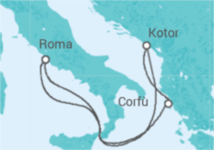 Itinerario della crociera Montenegro, Grecia - Princess Cruises