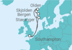 Itinerario della crociera Norvegia - Princess Cruises