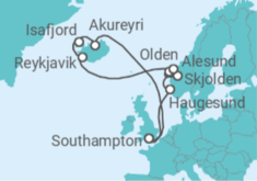 Itinerario della crociera Norvegia, Islanda - Princess Cruises