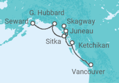 Itinerario della crociera Alaska - Silversea