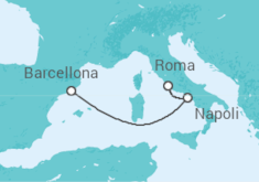 Itinerario della crociera Italia - MSC Crociere