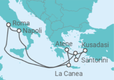 Itinerario della crociera Italia, Grecia, Turchia - Royal Caribbean