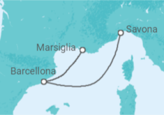 Itinerario della crociera Spagna - Costa Crociere