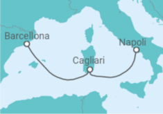 Itinerario della crociera Italia - Costa Crociere