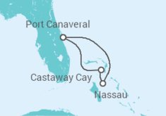 Itinerario della crociera Bahamas - Disney Cruise Line