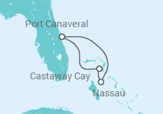 Itinerario della crociera Bahamas - Disney Cruise Line