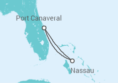 Itinerario della crociera Bahamas - Disney Cruise Line