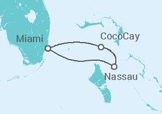 Itinerario della crociera Bahamas - Royal Caribbean