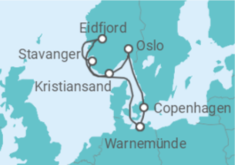 Itinerario della crociera Norvegia, Danimarca - MSC Crociere