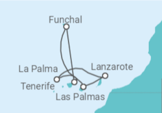 Itinerario della crociera Isole Canarie - Costa Crociere