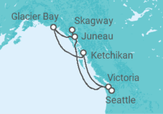 Itinerario della crociera Alaska - NCL Norwegian Cruise Line