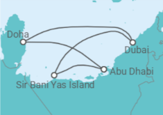 Itinerario della crociera Emirati Arabi, Qatar - MSC Crociere