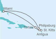 Itinerario della crociera Sint Maarten, Antigua E Barbuda, Isole Vergini britanniche - Azamara