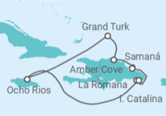 Itinerario della crociera Capodanno in Giamaica, Bahamas e Repubblica Dominicana - Costa Crociere