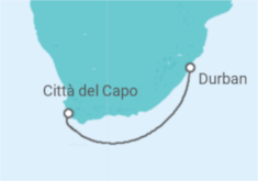 Itinerario della crociera Sudafrica - MSC Crociere