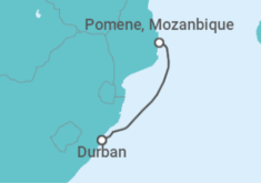 Itinerario della crociera Sudafrica - MSC Crociere