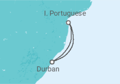 Itinerario della crociera Sudafrica - MSC Crociere