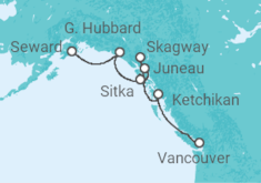 Itinerario della crociera Alaska - Silversea