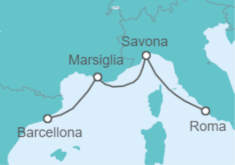 Itinerario della crociera Italia, Francia - Costa Crociere