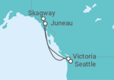 Itinerario della crociera Alaska - Royal Caribbean