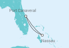 Itinerario della crociera Bahamas - Disney Cruise Line