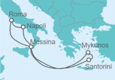 Itinerario della crociera Italia, Grecia - Royal Caribbean