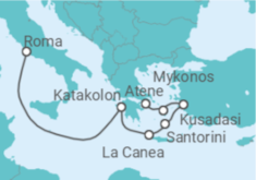 Itinerario della crociera Grecia, Turchia - Royal Caribbean