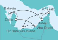 Itinerario della crociera Emirati Arabi, Qatar - Celestyal Cruises