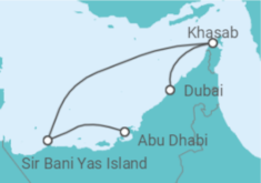 Itinerario della crociera Emirati Arabi - Celestyal Cruises