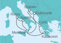 Itinerario della crociera Italia, Grecia, Croazia - Celebrity Cruises