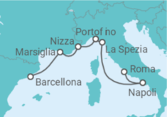 Itinerario della crociera Italia, Francia - Celebrity Cruises