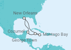 Itinerario della crociera Giamaica, Isole Cayman, Messico - Carnival Cruise Line