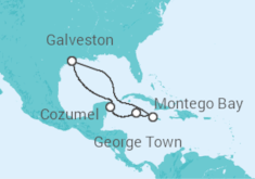 Itinerario della crociera Messico, Isole Cayman, Giamaica - Carnival Cruise Line