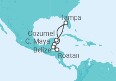 Itinerario della crociera Belize, Honduras, Messico - Royal Caribbean