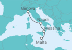 Itinerario della crociera Italia - MSC Crociere