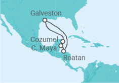 Itinerario della crociera Honduras, Messico - Royal Caribbean