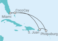 Itinerario della crociera Isole Vergini statunitensi, Sint Maarten - Celebrity Cruises