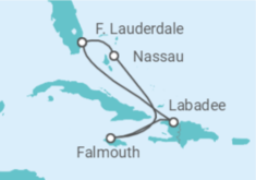 Itinerario della crociera Bahamas, Giamaica - Royal Caribbean