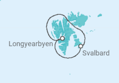 Itinerario della crociera Longyearbyen to Longyearbyen - Silversea