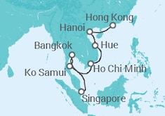 Itinerario della crociera Vietnam, Thailandia - Celebrity Cruises