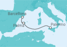 Itinerario della crociera Spagna - Costa Crociere