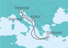 Itinerario della crociera Montenegro, Grecia, Italia - MSC Crociere