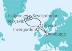 Itinerario della crociera Regno Unito, Islanda - Con volo - MSC Crociere