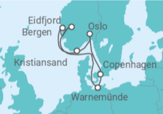 Itinerario della crociera Norvegia, Danimarca - MSC Crociere