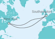 Itinerario della crociera Regno Unito - Cunard