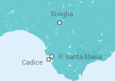 Itinerario della crociera Spagna - CroisiEurope